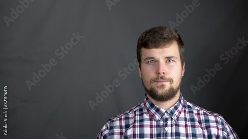 Wallpaper Mural A male in a plaid shirt launches mini drone from his head  Torontodigital.ca