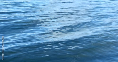 Seamless looped relaxing blue sea waves