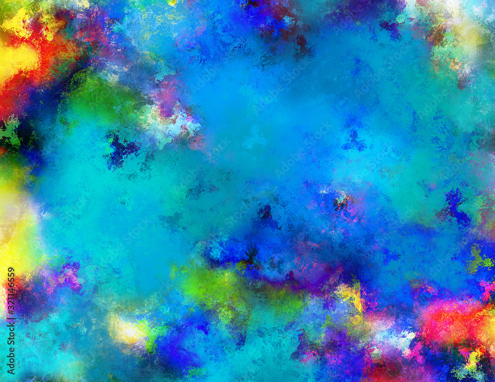 Colorful abstract background. 3D rendering