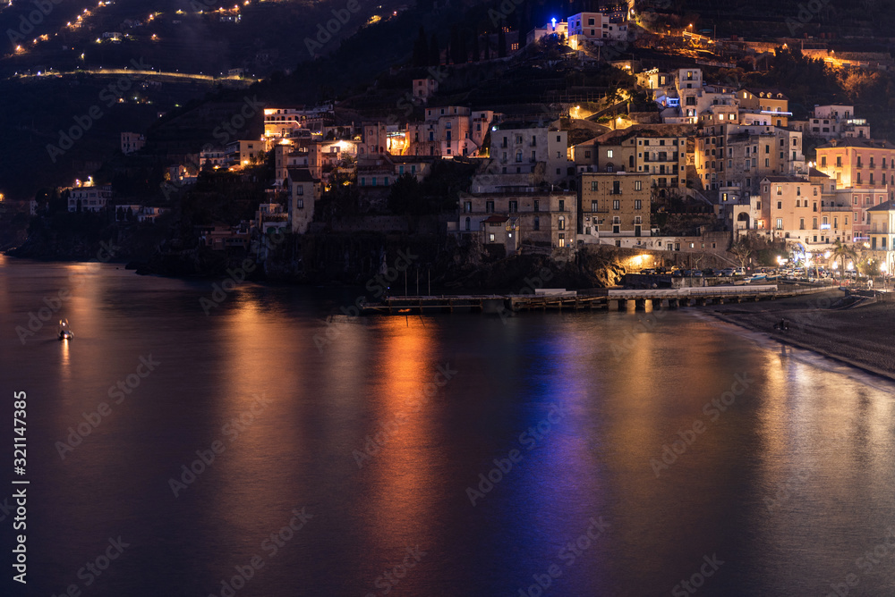 Minori by night (Amalfi Coast)