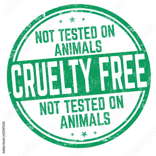 Cruelty free sign or stamp