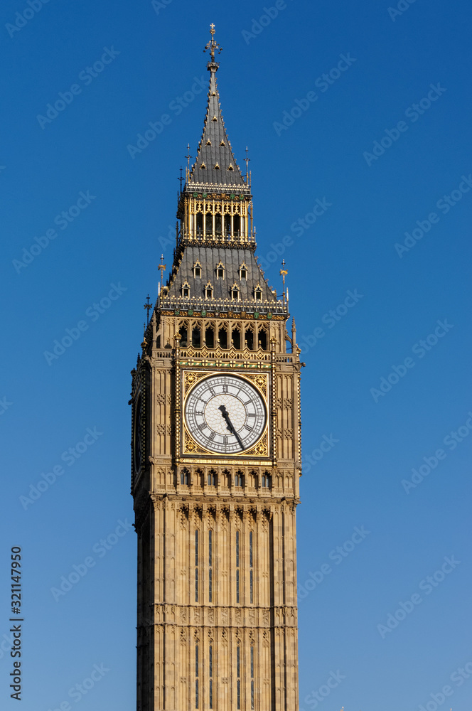 Big Ben at the Palace of Westminster, London England United Kingdom UK