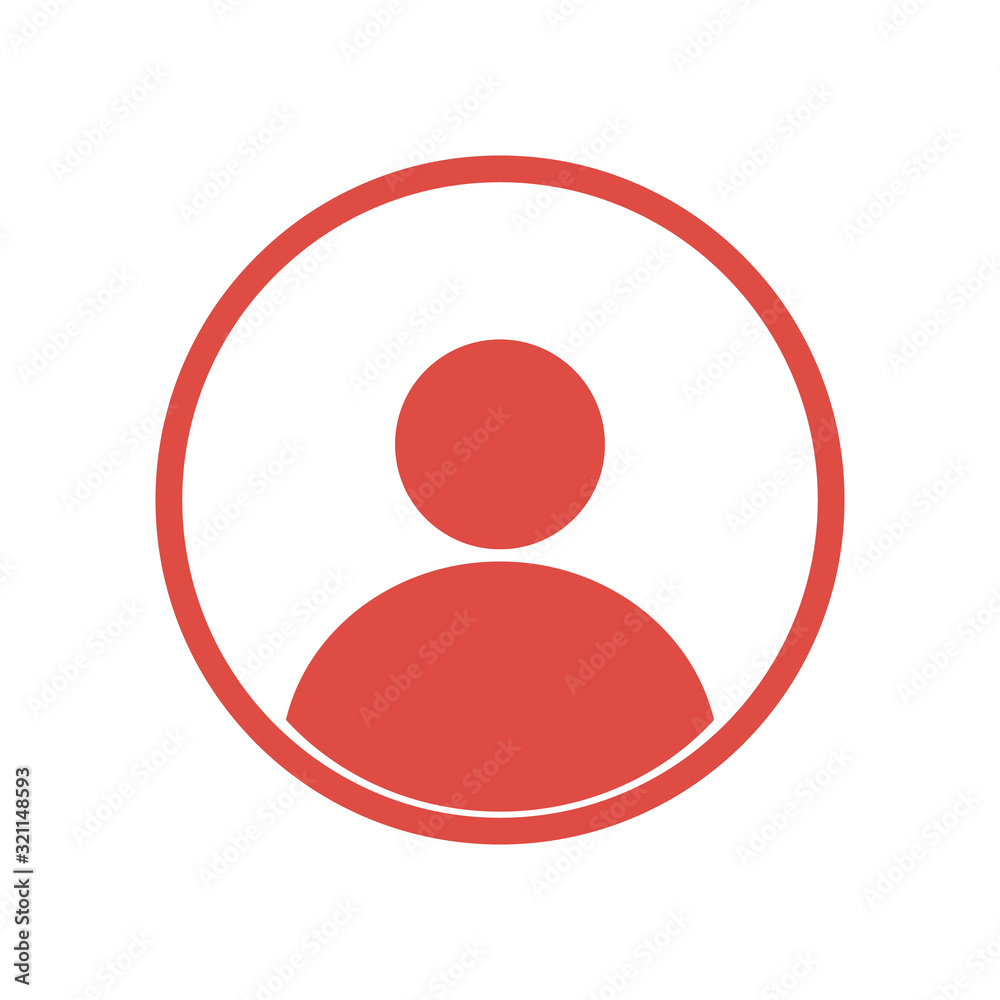 User sign icon. Person symbol. Human avatar.Flat style. User sign icon. Person symbol. Human avatar.Flat style.