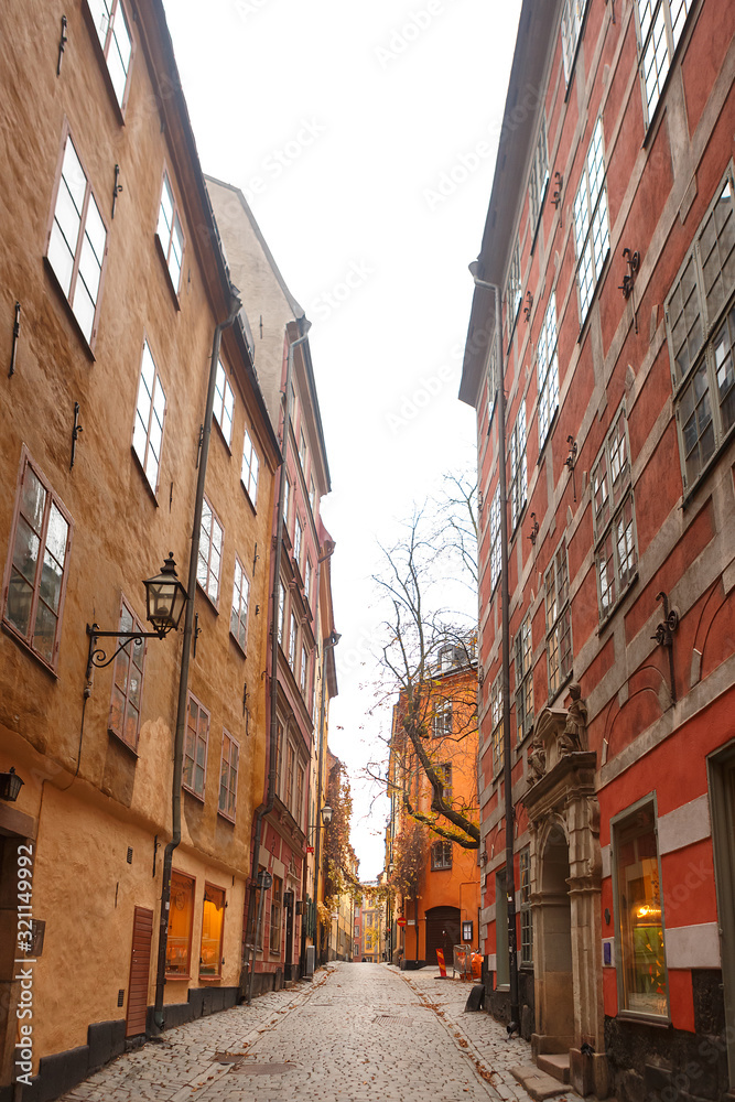 Fragment of a narrow street