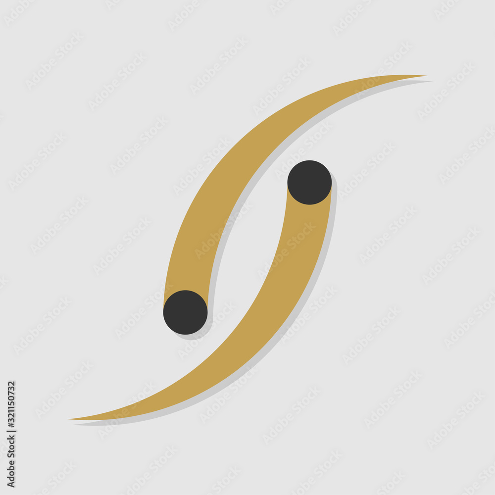 Minimalist throwing balls and their trajectory Stock Vector Adobe Stock