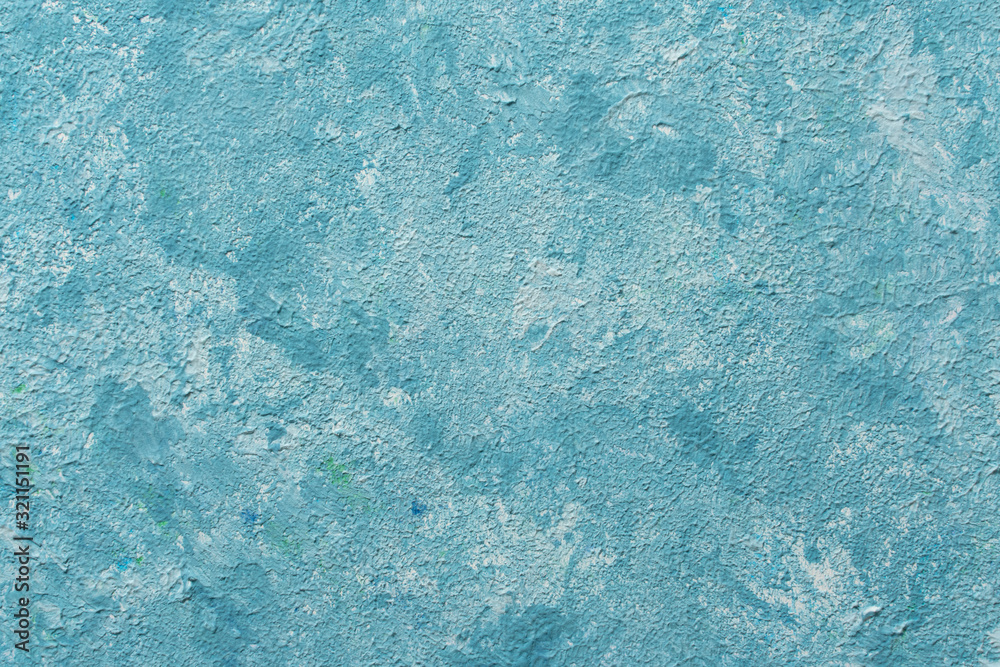 Abstract ocean - ART. Flat lay top view copy space. Aqua menthe trend 2020 color Abstract ocean - ART. Flat lay top view copy space. Aqua menthe trend 2020 color