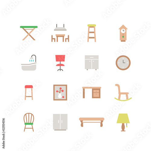 FURNITURE ICON SET