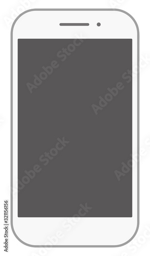 白いスマホ
