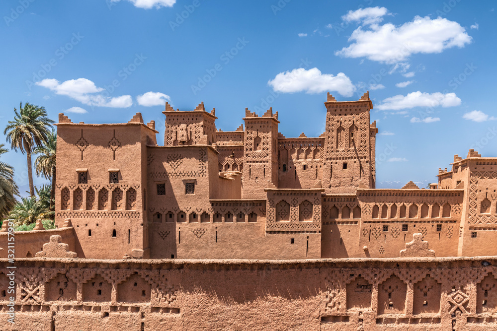 Old Kasbah forts in Morocco in North Aftica