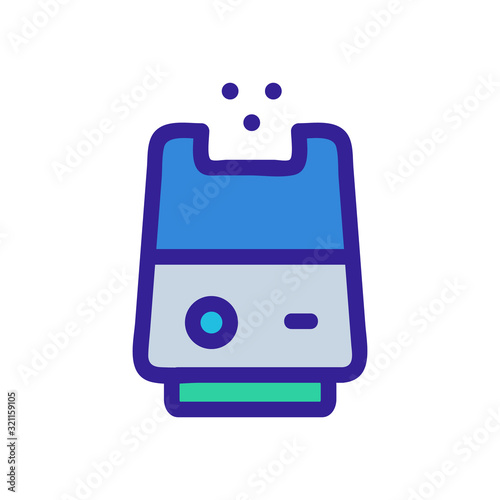 air purifier icon vector. Thin line sign. Isolated contour symbol illustration