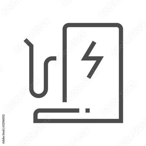 electric car icon