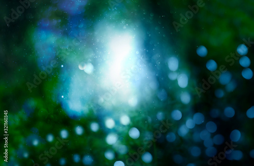 Abstract Green Bokeh Background A soft and smooth green bokeh.