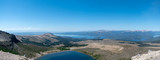 Stunning panorama taken from the top of volcano Batea Mahuida.