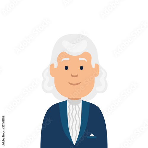 Avatar man design, Boy male person people human social media and portrait theme Vector illustration