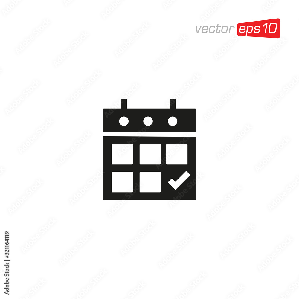 Calendar Icon Design Vector Template Calendar Icon Design Vector Template