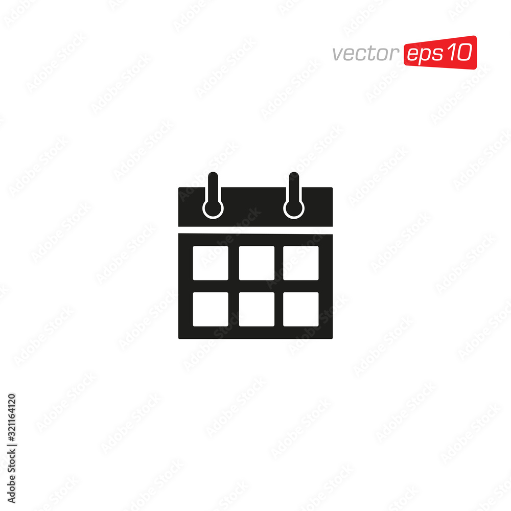 Calendar Icon Design Vector Template Calendar Icon Design Vector Template