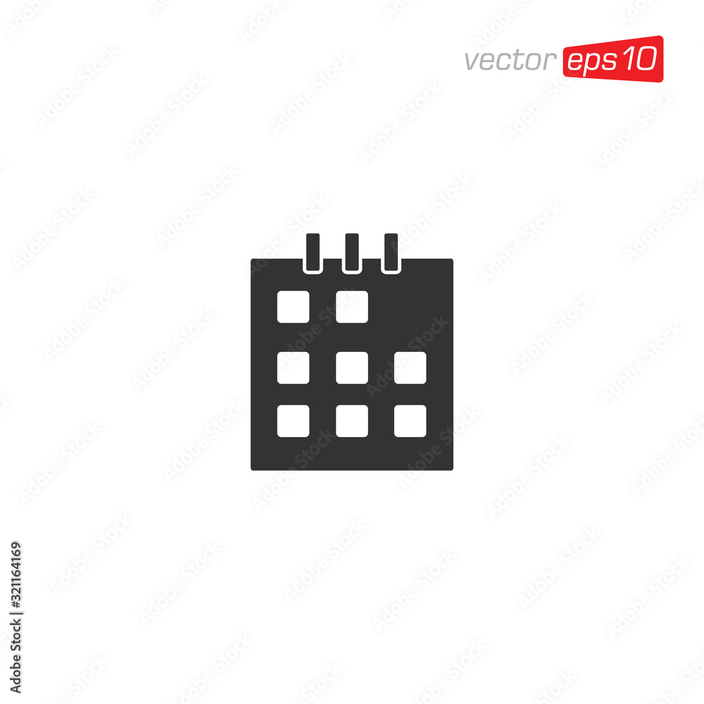 Calendar Icon Design Vector Template Calendar Icon Design Vector Template