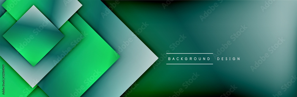Square shapes composition geometric abstract background. 3D shadow effects and fluid gradients. Modern overlapping forms Square shapes composition geometric abstract background. 3D shadow effects and fluid gradients. Modern overlapping forms