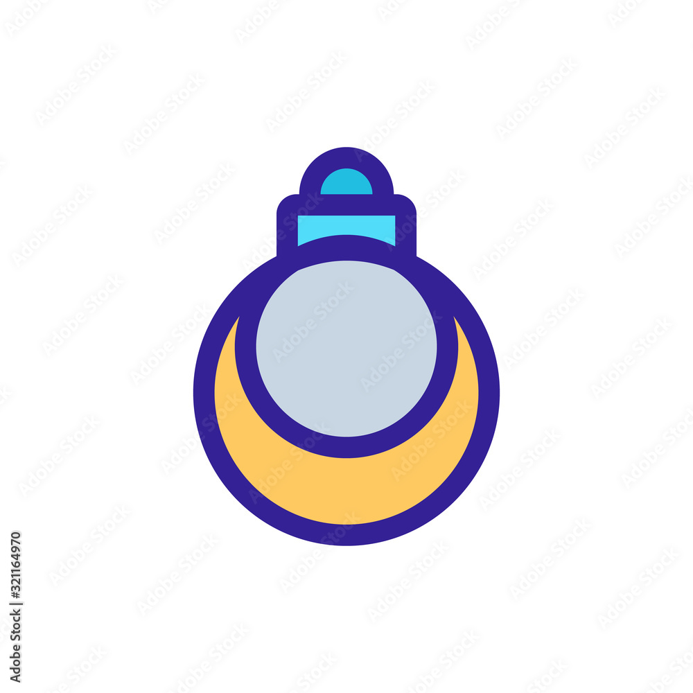 Ring icon vector. Thin line sign. Isolated contour symbol illustration Ring icon vector. Thin line sign. Isolated contour symbol illustration