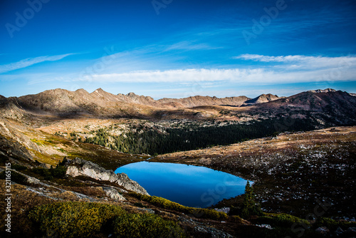 lake in the mountains