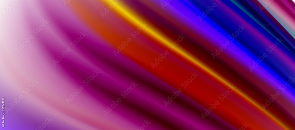 Wave lines abstract background, smooth silk design with rainbow style colors. Liquid fluid color waves. Vector Illustration Wave lines abstract background, smooth silk design with rainbow style colors. Liquid fluid color waves. Vector Illustration