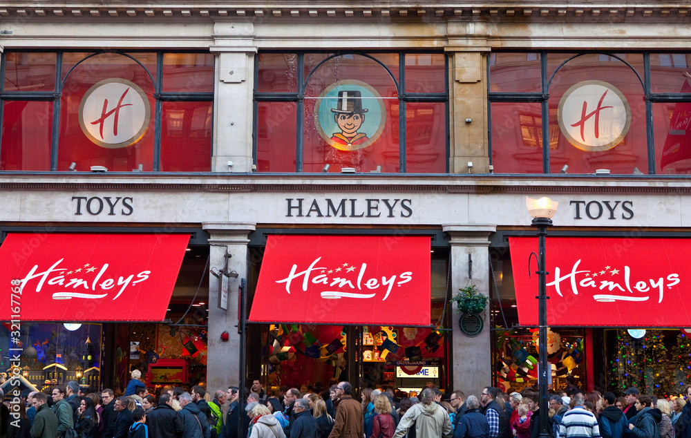 Hamleys Toy Store in London StockFoto Adobe Stock