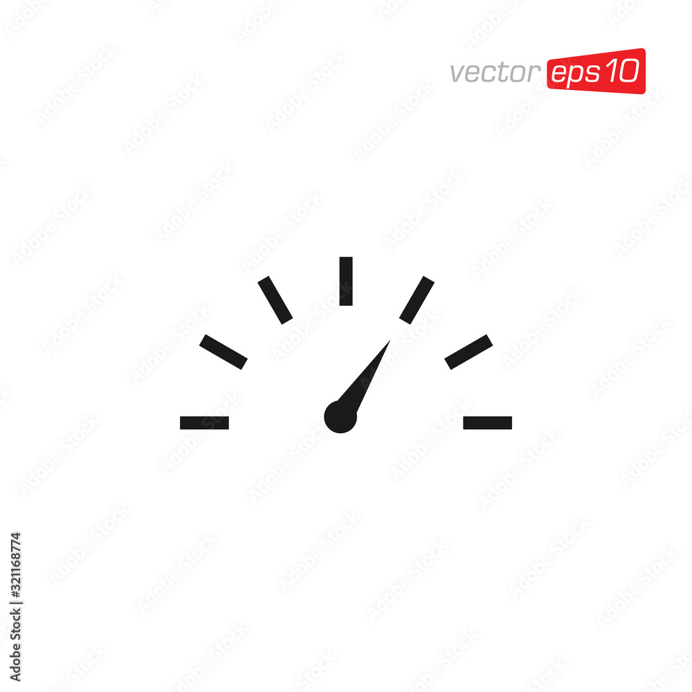 Speedometer Icon Design Vector Illustration Speedometer Icon Design Vector Illustration
