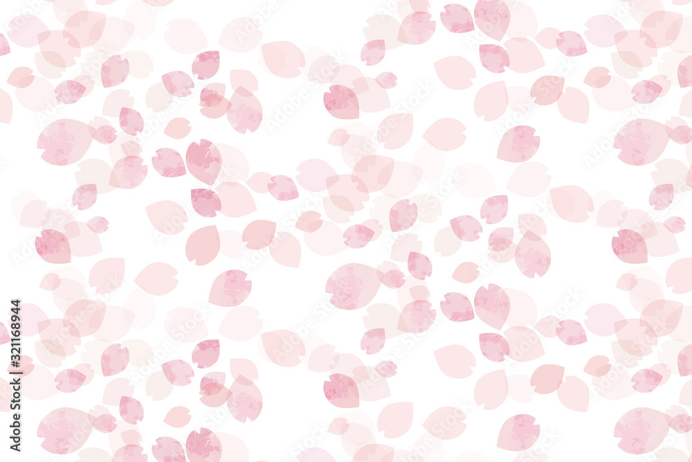 桜の絨毯、春風(上から) 桜の絨毯、春風(上から)