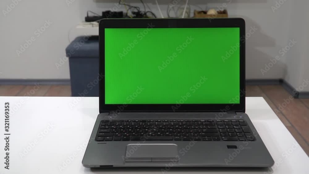 Cast laptop on a smart tv concept