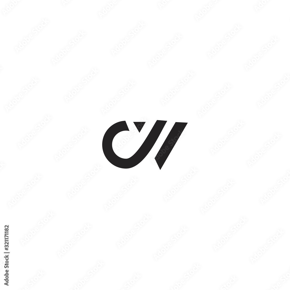 CV CW Letter Logo Design Vector CV CW Letter Logo Design Vector