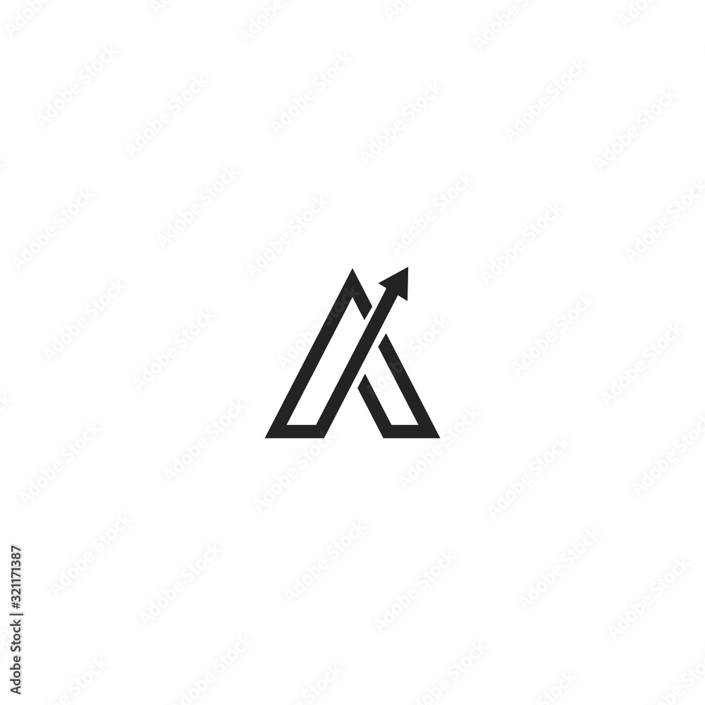 A AA Letter Logo Design Vector A AA Letter Logo Design Vector