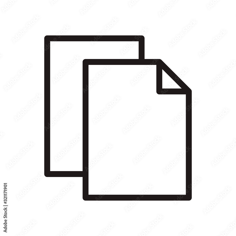 Paper, file, document icon in trendy outline style design. Vector graphic illustration. Paper icon for website design, logo, and ui. Editable vector stroke. Pixel perfect. EPS 10. Paper, file, document icon in trendy outline style design. Vector graphic illustration. Paper icon for website design, logo, and ui. Editable vector stroke. Pixel perfect. EPS 10.