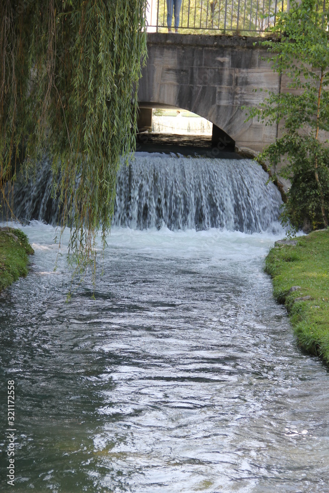 Fototapeta premium waterfall in the park