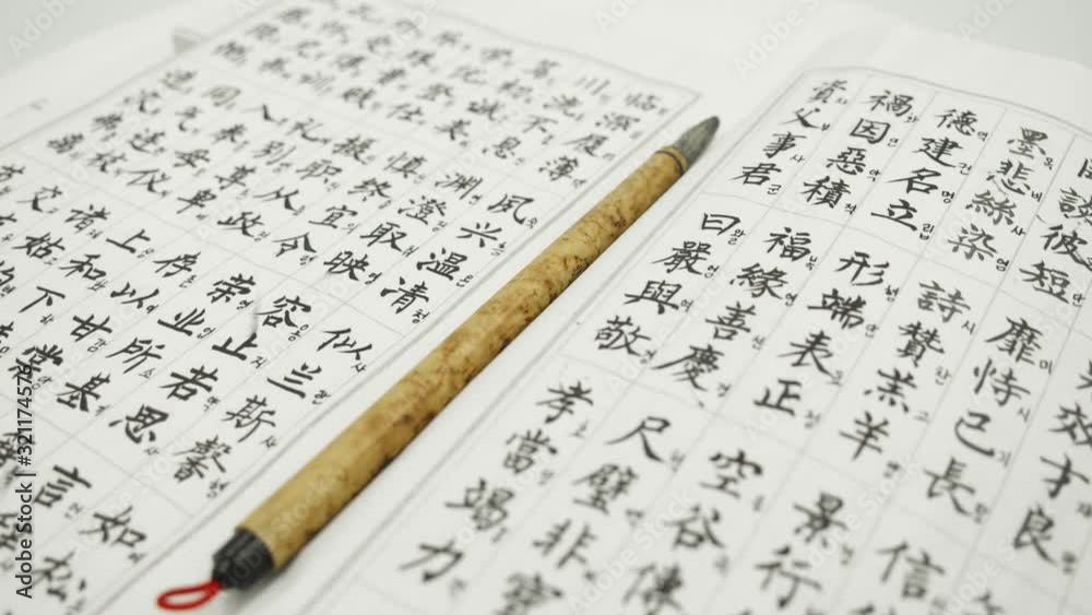 Thousand Character Classic / Chinese Poem / books cover of Thousand Character Text
practice chinese by book Thousand Character Classic / Chinese Poem / books cover of Thousand Character Text
practice chinese by book