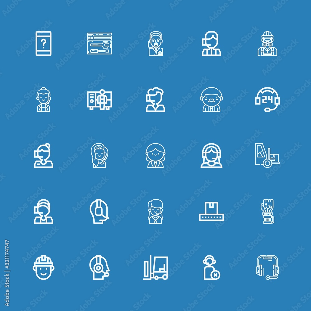 Editable 25 operator icons for web and mobile Editable 25 operator icons for web and mobile