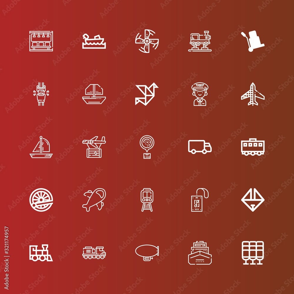 Editable 25 airplane icons for web and mobile Editable 25 airplane icons for web and mobile