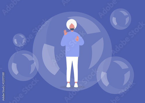 Echo chamber, an environment in which a person encounters only beliefs or opinions that coincide with their own, so that the existing views are reinforced and alternative ideas are not considered