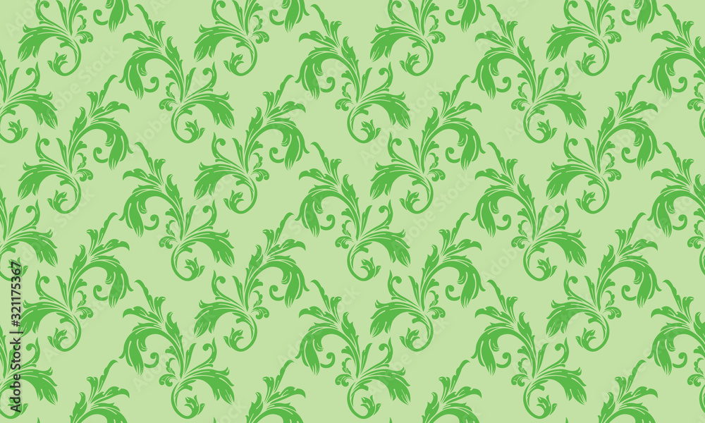 Unique floral pattern background for spring, with leaf and flower elegant design.