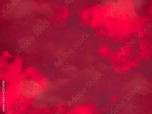red abstract cloud smoke background