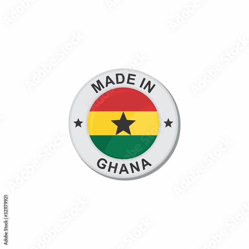 Free Download Circle National flag Made in - Ghana - GFXLoad