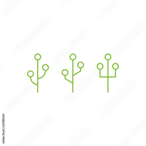 Technology icon set symbol vector illustration, communication technology company vector desings