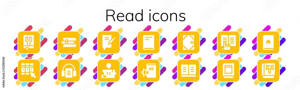 read icon set
