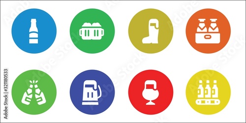 draught icon set