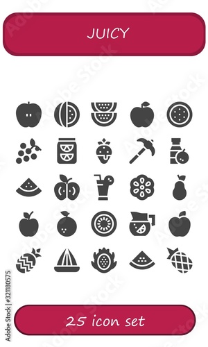 juicy icon set