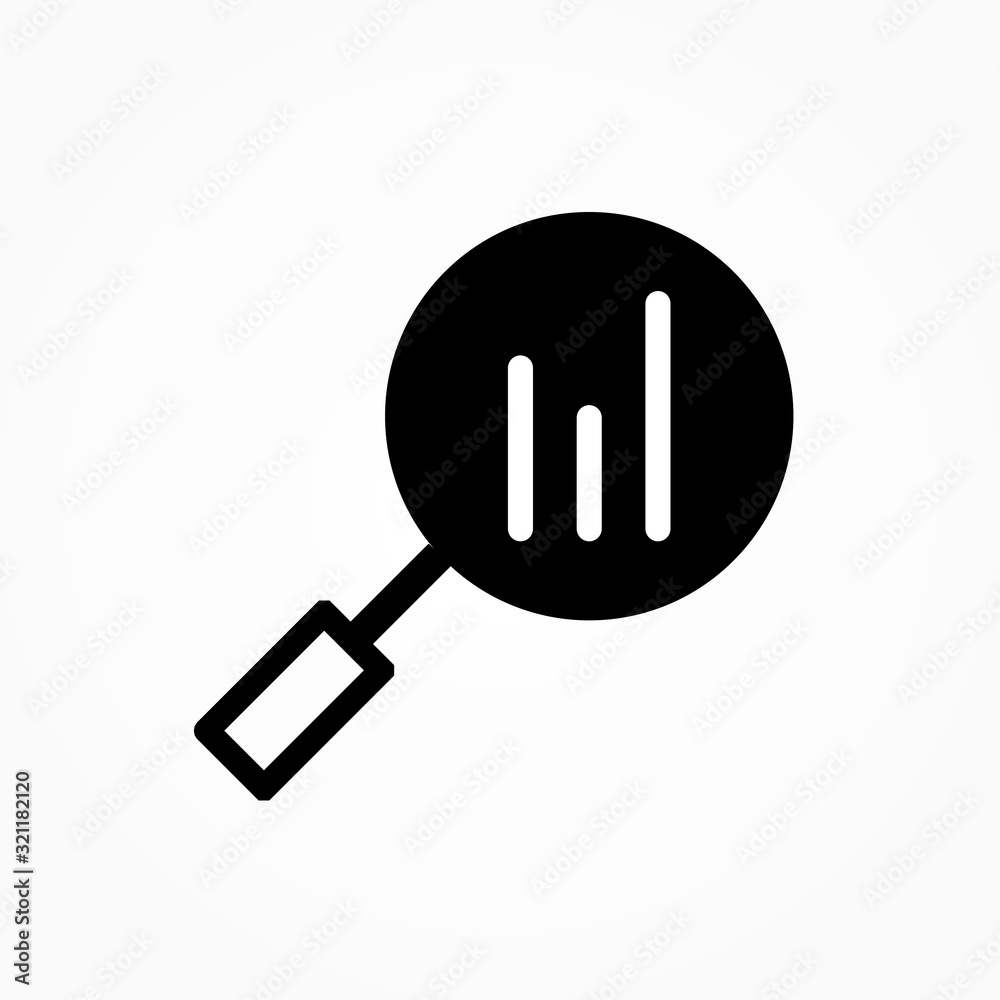 graph search icon. Analysis icon,Vector illustration. Data analysis icon. graph search icon. Analysis icon,Vector illustration. Data analysis icon.