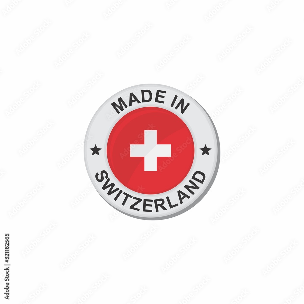 Circle National flag Made in - Switzerland Circle National flag Made in - Switzerland