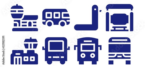 arrival icon set