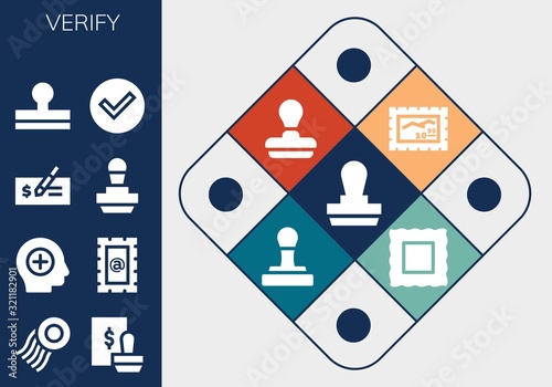 verify icon set