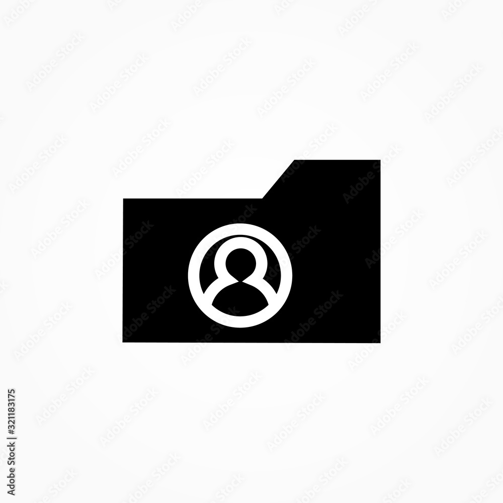 user folder single icon design vector illustration user folder single icon design vector illustration