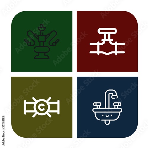 Set of tap icons